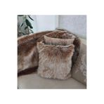 YILMAZHOME Peluş Kırlent Kılıfı - Vizon
