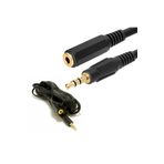 YILTECH 3.5 mm Jack Ses Aux Kulaklık Uzatma Kablosu Dişi Erkek Aux Uzatma Kablosu 5 mt