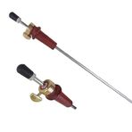 Yinfente Viyolonsel Endpin Redwood Masif ahşap ve Metal Çello İçin Uç Uçlu Dayanıklı, Hafif 4/4 Tam Boy Viyolonsel Parçaları, Viyolonsel Aksesuarları (Redwood)