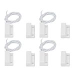 Yinhing Manyetik Manyetik Anahtar, Manyetik Kapı Sensörü Seti 10 Adet, Manyetik Anahtarlar 0.5A DC100V 10W, Ahşap Veya Alüminyum Alaşımlı Pencere Ve Kapılar Için Alev Geciktirici ABS'li