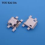 Yinstree 5 Adet Google Asus Nexus 7 2nd 2013 Tablet Mikro USB Jack Şarj Cihazı Şarj Portu Soketli Konnektör (Yurt Dışından) - Siyah - 1 m