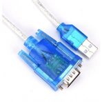 Yinstree Usb'den RS232'YE Seri Port 9 Iğne Db9 Kablo Dönüştürücü Seri Com Port Adaptör Kablosu (Yurt Dışından) - Siyah - 1 m