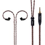 Yinyoo 8 çekirdekli yükseltme kulaklık kablosu C 2-pin 2,5 mm fiş KZ ZSN Pro ZS10 Pro ZSX AS16 AS12 CCA C12 Kulaklıklar için