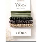 Yiora Lastik Saç Tokası 6lı (Iz Yapmaz/kırmaz) - Tek Ebat - Yeşil