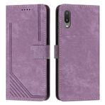 YIPCFXDJ Cep Telefonu Kapaklı Kılıf Samsung Galaxy A02 ile Uyumlu Bilek Kayışı Telefon Kılıfı Cüzdan Çevirmeli Telefon Kılıfı Kart Yuvası Tutucu Kapak Çevirin Telefon Kılıfı Samsung Galaxy A02 ile Uyumlu Koruy