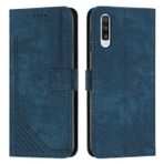 YIPCFXDJ Cep Telefonu Kapaklı Kılıf Samsung Galaxy A70 ile Uyumlu Bilek Kayışı Telefon Kılıfı Cüzdan Çevirmeli Telefon Kılıfı Kart Yuvası Tutucu Kapak Çevirin Telefon Kılıfı Samsung Galaxy A70 ile Uyumlu Koruy
