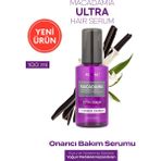 Yıpranmış Kuru Saçları Parlatan Onarıcı Serum Kundal Macadamia Ultra Hair Serum 100ML (Amber Vanilla) - Şeffaf