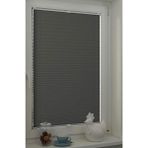 Yiteks Katlanabilir Cam Balkon Plise Perde Antrasit (Vidalı)&(Kancalı) - 10 x 40 cm