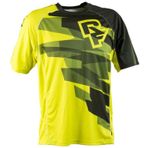 YITTD Erkek dağ bisikleti forması, kısa kollu bisiklet forması, nefes alan bisiklet jarsesi, hızlı kurur, bisiklet sporu kıyafeti, MTB triko tişört, sarı, 3XL, Sarı, 3XL