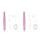 YIUPEDRFG Diamond Art Rahat Elektrikli Kalem Başlığı Alaşımlı Elmas Renkli Sanat Alet Seti Hassas Matkap Kullanımı Şık , pembe
