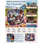Yiwu Famıly Towel Büyük Hacimli Termos Çanta | Piknik, Plaj ve Seyahat Için Uzun Süre Soğuk-Sıcak Koruma 45 x 34 - 860-Turuncu