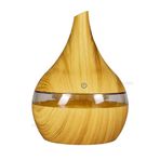 YIXIN2013SHOP Nemlendirici Aromaterapi Hava Difüzörü Ultrasonik Hava Nemlendirici Ev Sessiz Nemlendirme Yatak Odası Masa Yağı Uçucu Yağ Aromaterapi Makinesi Soğuk Sis Nemlendirici (Renk: Sarı)
