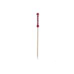 Yiyang Hongsun 12 cm 100 Adet Kırmızı Desenli Bambu Kürdan