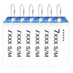 Yizhet Cruise Bavul Etiketleri, 6 Adet Seyahat için Çelik Tel ile Seyahat için Cruises de PVC Bavul Etiketi Su Geçirmez Yolculuk Bagaj Etiketi (Kaban, 19 cm x 9 cm)