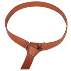 YIZITLAA Ortaçağ Rönesans Kemer Şövalye Viking LARP Retro Yüzük Kemer Canlandırma Kostüm Aksesuar, Kahverengi, 190cm/74.8inch