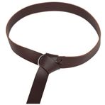 YIZITLAA Ortaçağ Rönesans Kemer Şövalye Viking LARP Retro Yüzük Kemer Canlandırma Kostüm Aksesuar, Koyu Kahve, 190cm/74.8inch