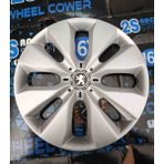Yk 15 Inç Peugeot 206 / 208 / 301 / 306 / 308 / Bipper Uyumlu Jant Kapağı 4'lü Takım Amblem Hediyeli