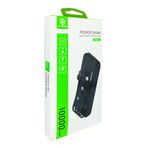YK DESİGN N0GZwsCduq Yk Design P921 10.000 Mah Çoklu Kablolu Powerbank Siyah Taşınabilir Şarj Cihazı