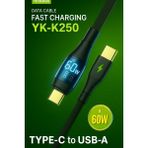 Yk Desıgn Şarj Kablosu - TYPE C TO USB