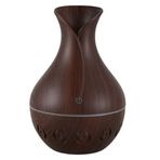 YK Design Ultrasonic Humidifier Led Işıklı Kahverengi 150 ml Hava Nemlendirici