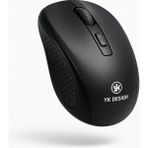 Yk Design YK-236 Kablosuz Mouse Siyah – 2.4 Ghz, 1200 Dp