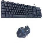 YK Design YK4500 Oyuncu Klavye ve Mouse Seti, Siyah, Kablolu, Mekanik Hisli Oyun Klavyesi ve 7D Optik Gaming Mouse
