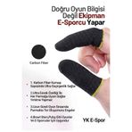 YK E-SPOR Pubg Parmak Eldiveni Profesyonel E-Spor Oyun Parmak Eldiveni | Ultra Hassasiyet BS İçinde Uygundur