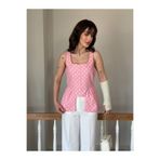 YK FASHION Tasarım Puantiyeli Bluz