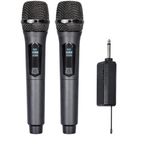 YK-MC448 Çift El Kablosuz Mikrofon Seti – 2.4G UHF Wireless, 50 m Menzil, Alıcılı, Sahne Sunum Karaoke Uyumlu