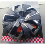 Yk Opel Astra / Corsa / Vectra / Meriva Uyumlu 15 Inç Krom Çıtalı Jant Kapağı 4'lü Takım Amblem Hediyeli