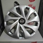Yk Opel Corsa / Vectra / Astra / Tigra / Kadett Uyumlu 13 Inç Jant Kapağı 4'lü Takım Amblem Hediyeli