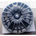 Yk Peugeot 301 / 206 / 208 / 306 / 308 / Partner / Bipper Uyumlu 16 Inç Jant Kapağı 4'lü Takım Amblem Hediyeli