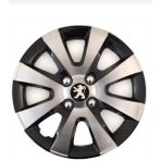 Yk Peugeot Partner / Rifter / Bipper / 301 / 306 / 308 / 208 / 207 / 307 / 206 Uyumlu 15 Inç Çift Renk Jant Kapağı 4'lü Takım Amblem Hediyeli
