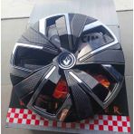 Yk Renault Megane / Fluence Uyumlu 16 Inç Krom Çıtalı Jant Kapağı 4'lü Takım Amblem Hediyeli