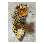 Yk Store Sesli Vahşi Leopar Büyük Boy 50 cm Peluş Oyuncak