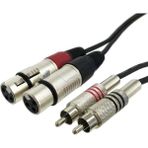 YKA 2 Rca Erkek- 2 Xlr Dişi Kablo 3 Metre