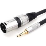 YKA 3.5 mm Stereo To Xlr Erkek Kablo 1.5 Metre Kaliteli, Amfi ve Mikser ile Uyumlu