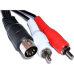 YKA 5 Pin Din 2 Rca Kablo 3 Metre