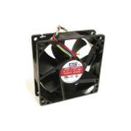 YKA 8 cm 12 Volt 4 Pin 25 mm Pwm Siyah Fan