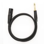 YKA Enstrüman Gitar Kablosu XLR Erkek 6.35mm Erkek Kablo 3 metre K