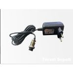 YKA Siyah 3 Pin Tem Terazi Adaptörü