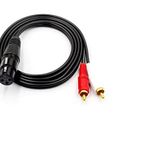 YKA Xlr Dişi-2 Rca Erkek Kablo 3 Metre