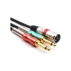 YKA Xlr Erkek 2x6.3 mm Mono Kablo 2 Metre