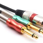 YKA Xlr Erkek 2x6.3 Mono Erkek Kablo 2 Metre