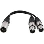 YKA Xlr Y Kablo ( 1 Dişi-2 Erkek)