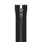 YKK Metal T8 75 cm Gümüş Oksit Separe Fermuar