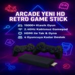 YKK Store Arcade Retro Game Stick – 2.4ghz Kablosuz Gamepad, HDMI Bağlantı, 15000+ Oyun