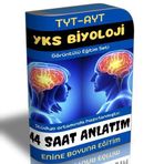 YKS Biyoloji TYT-AYT Biyoloji Görüntülü Eğitim Seti 44 Saat Özel Ders Anlatımı)
