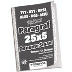 YKS TYT AYT KPSS ALES DGS MSÜ Muhtemel Paragraf 25x5 Deneme Çözümlü Yönerge Yayınları