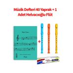 Yldz Müzik Defteri 40 Yaprak - Helvacıoğlu Flüt